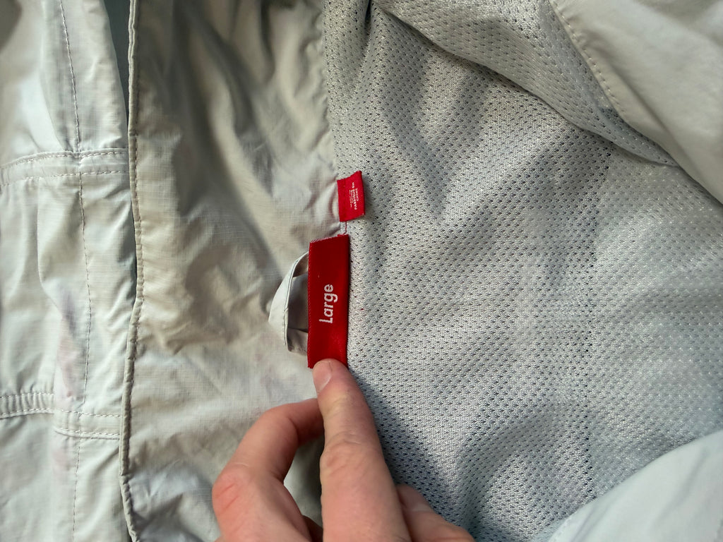 Supreme Logo Piping Hooded Track Jacket