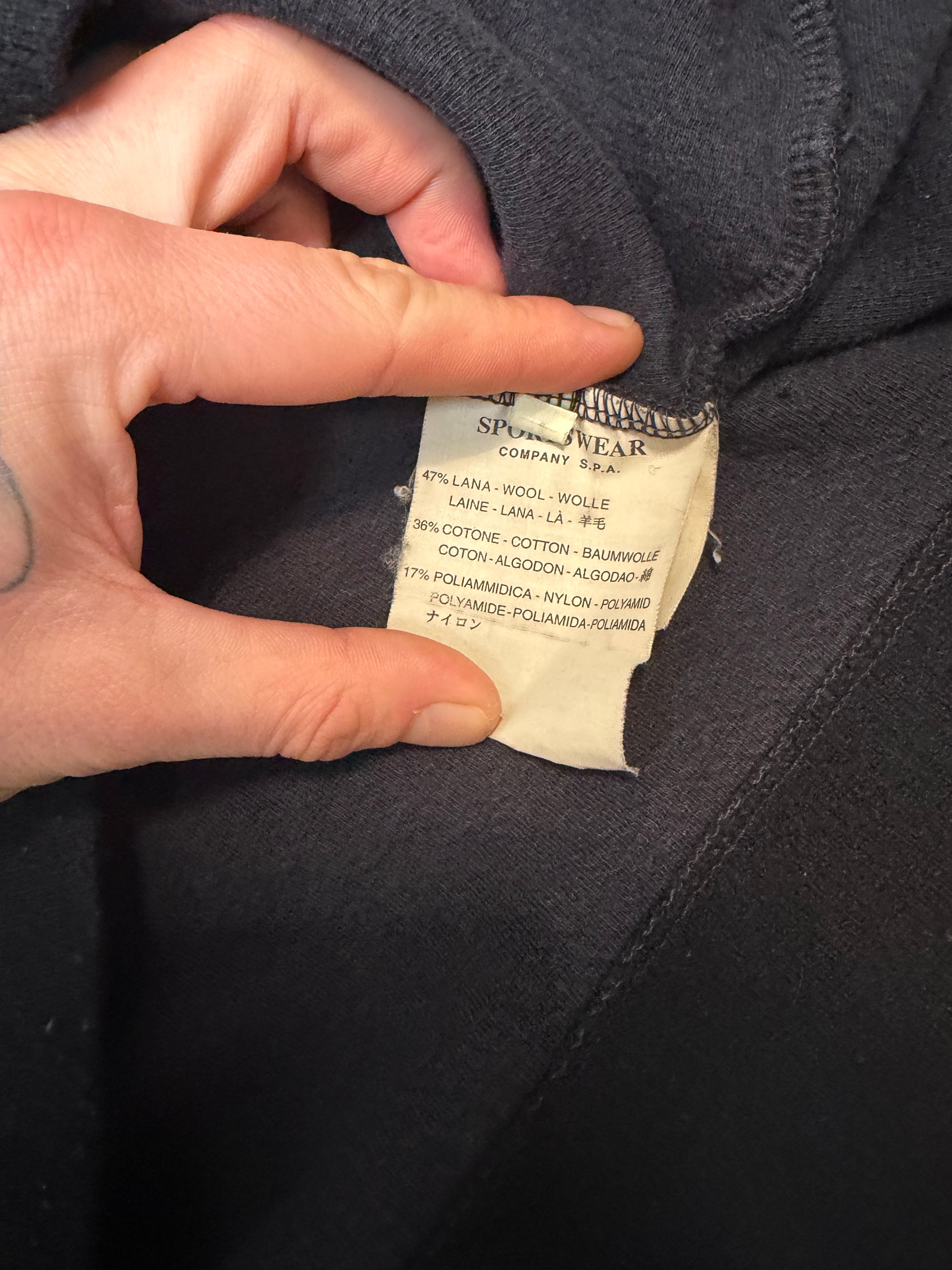 90s Green Edge Stone Island Knit