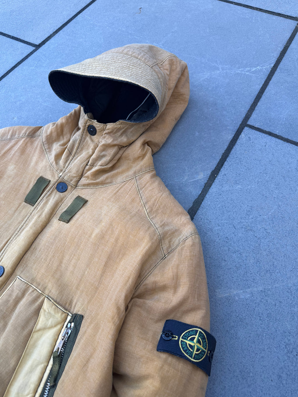 Stone Island 2010 David-TC Hooded Bomber Jacket