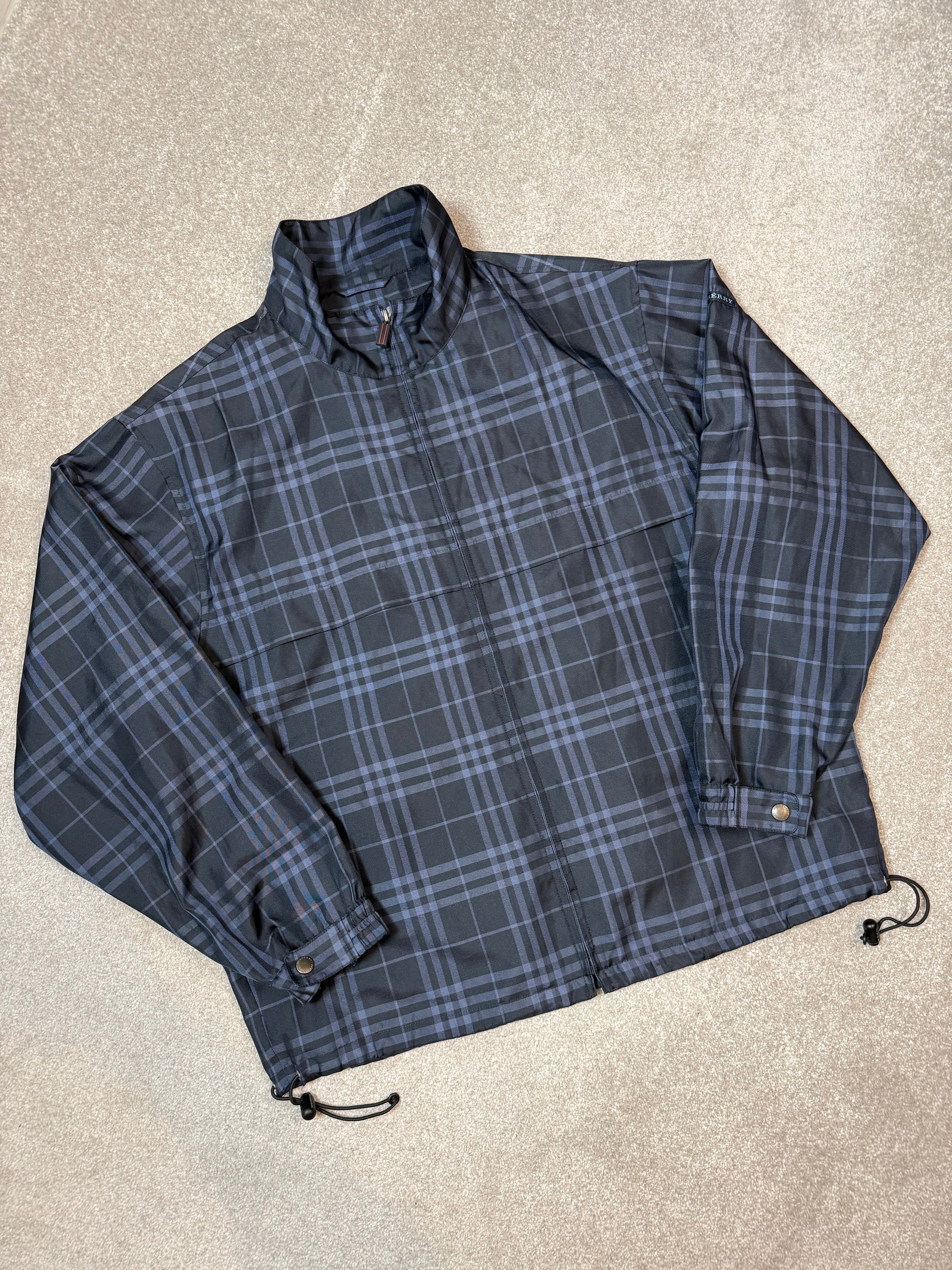 Burberry Golf Checked Track Jacket