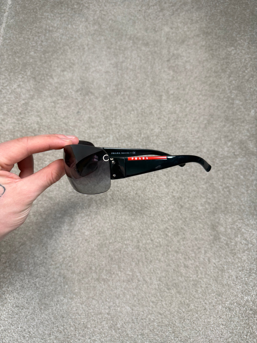 00s Prada Sport Wraparound Glasses