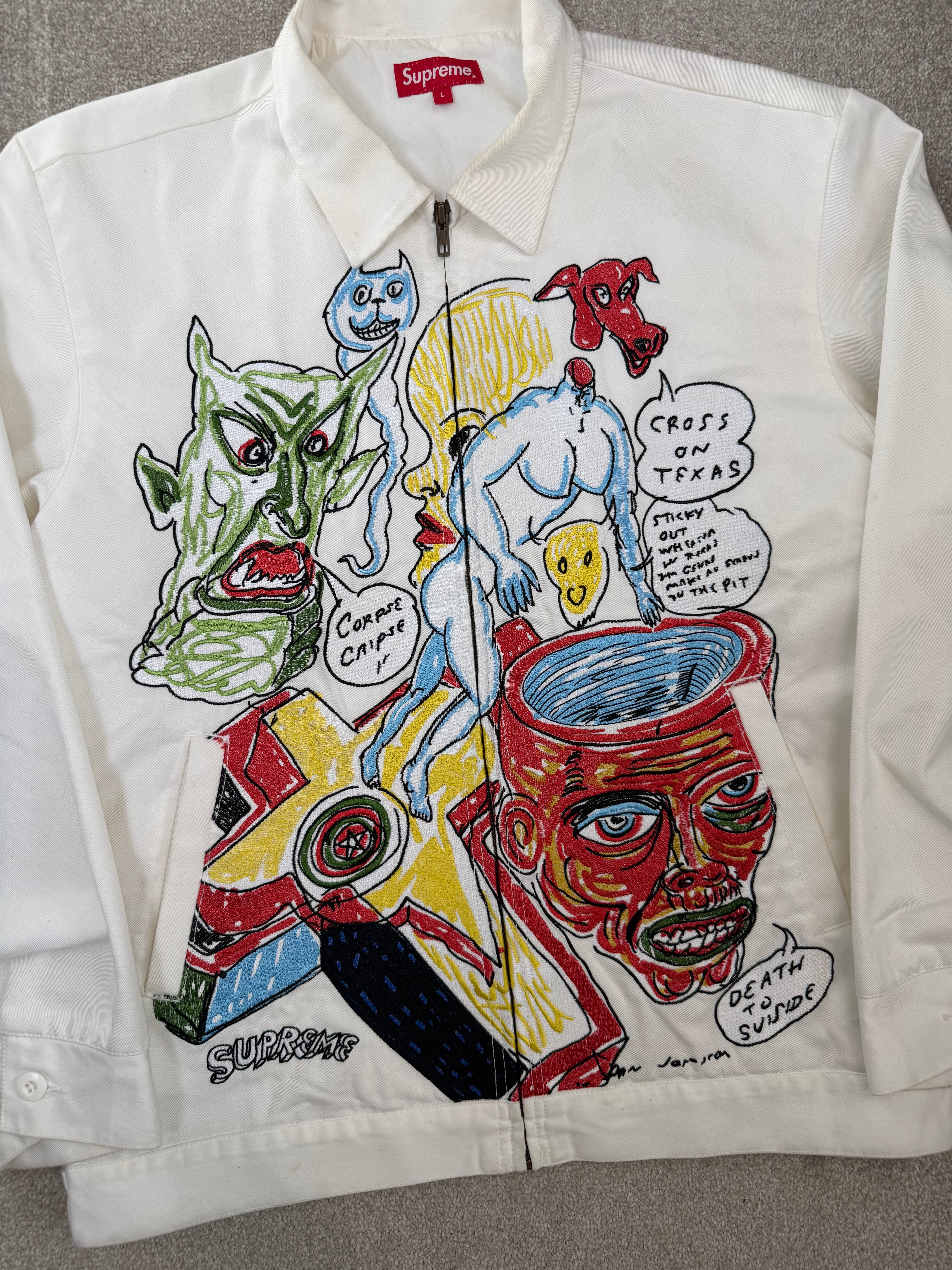 Supreme x Daniel Johnstone Workwear Jacket