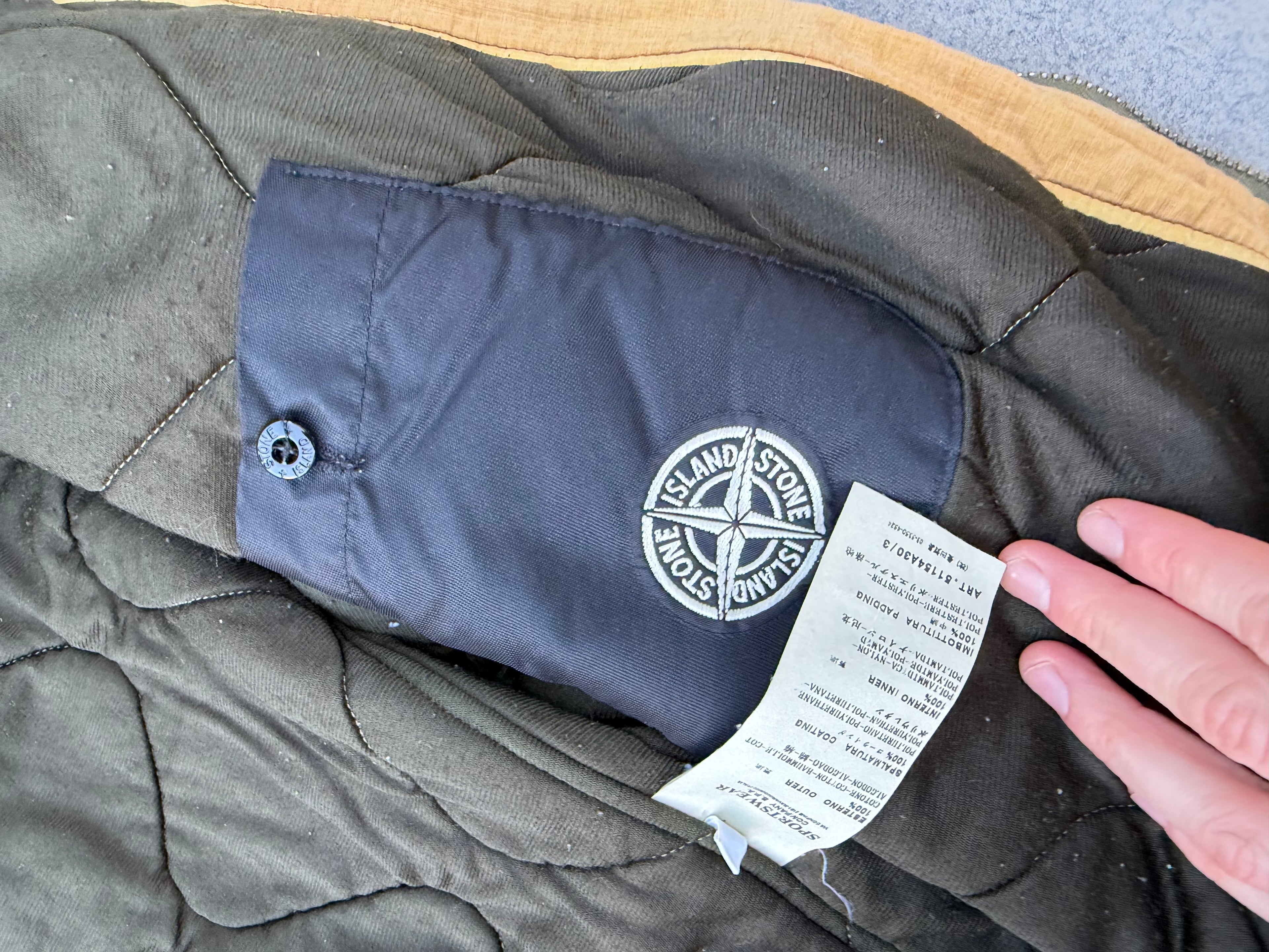 Stone Island 2010 David-TC Hooded Bomber Jacket