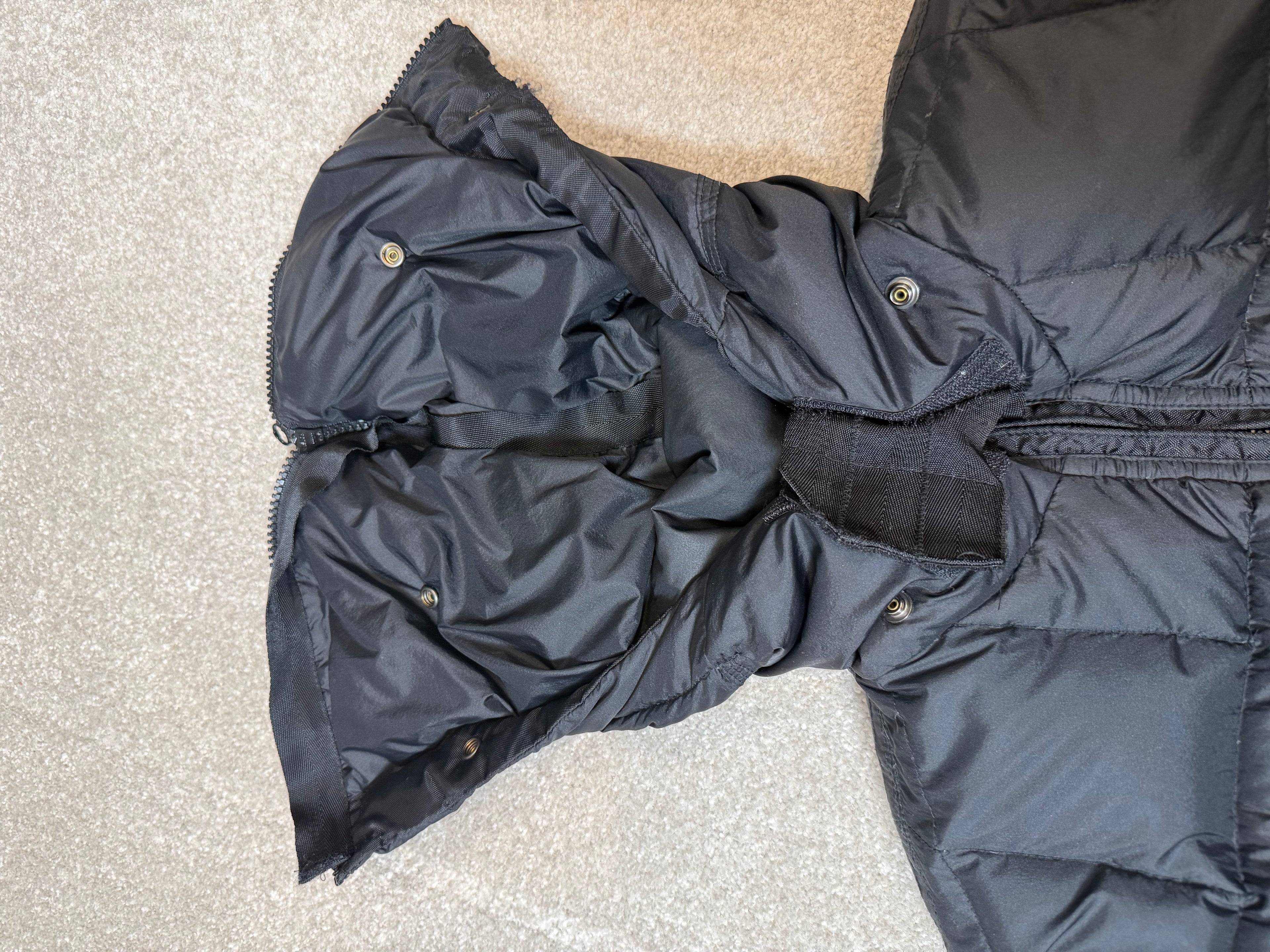 2007 Stone Island Opaque Down Mesh Badge Puffer