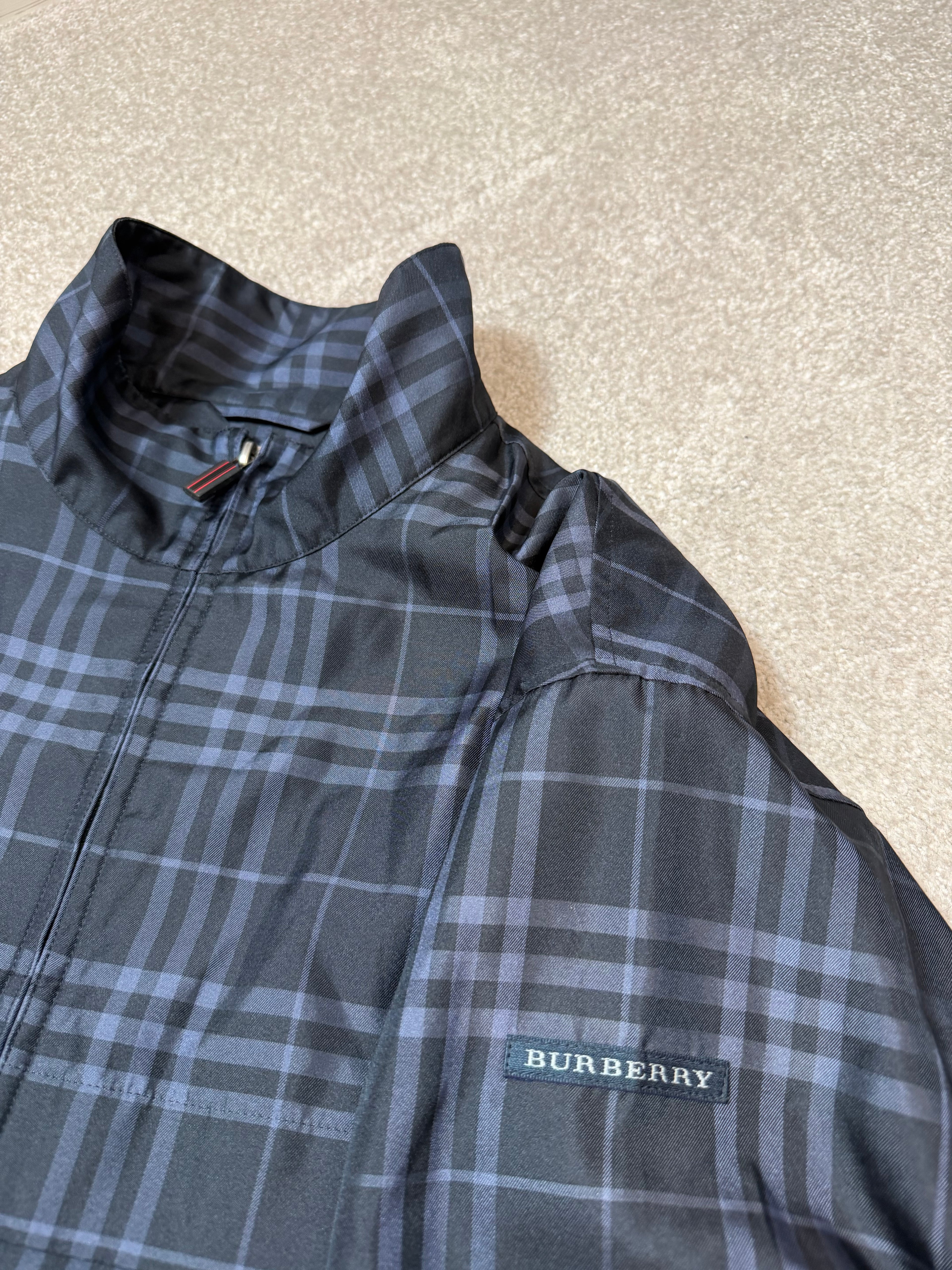 Burberry Golf Checked Track Jacket