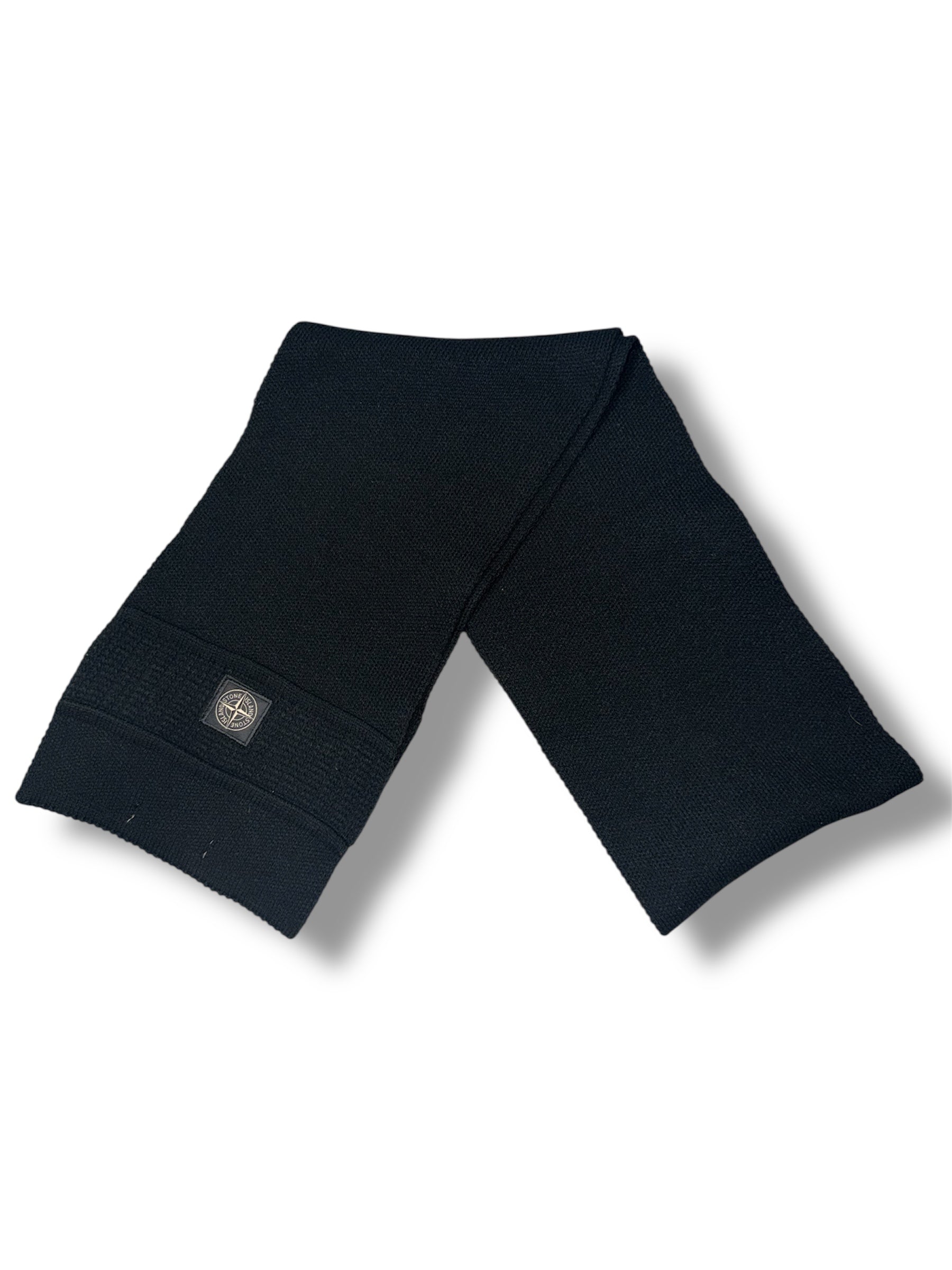 Stone Island Ribbed Wool Scarf