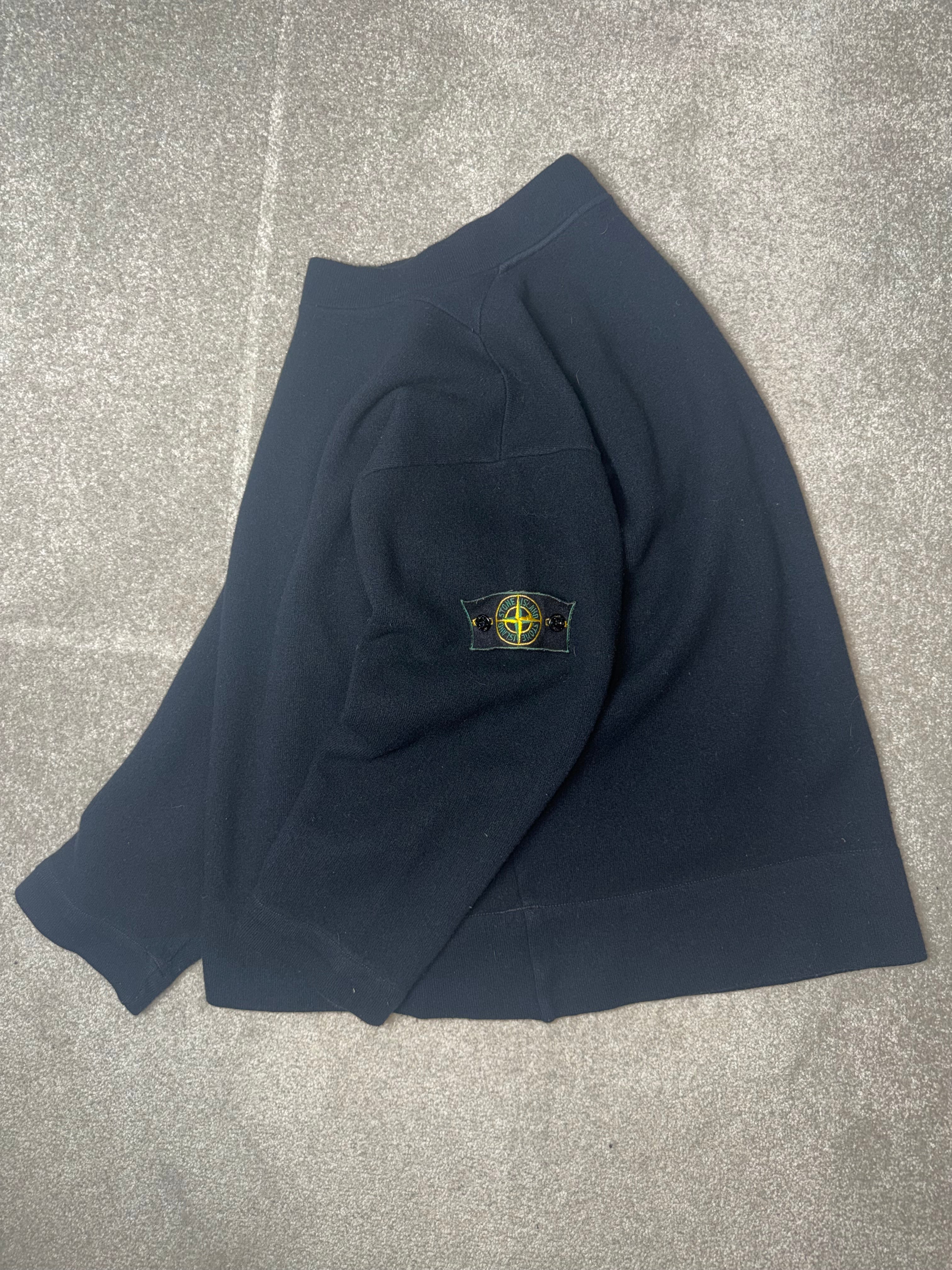 90s Green Edge Stone Island Knit