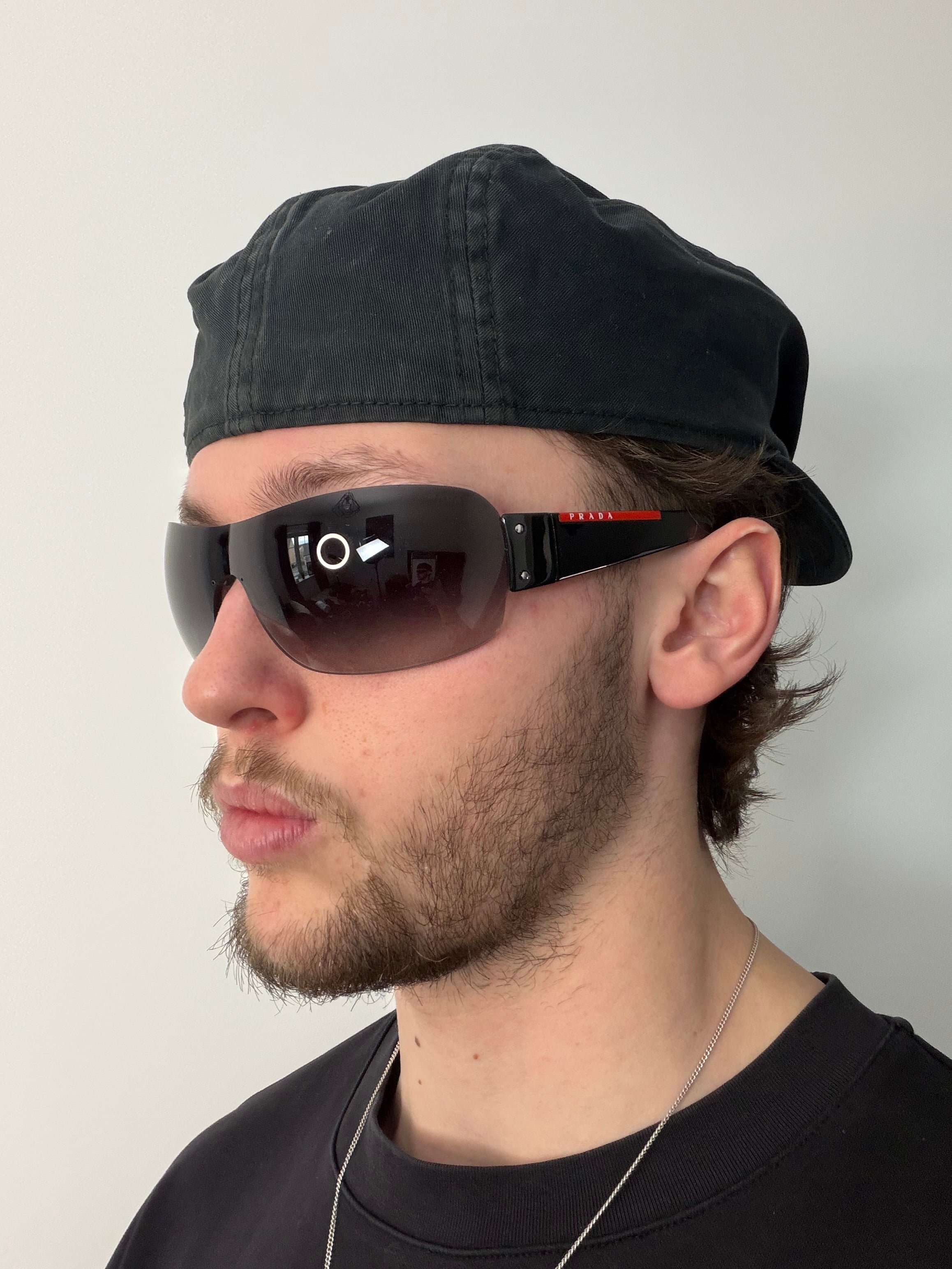 00s Prada Sport Wraparound Glasses