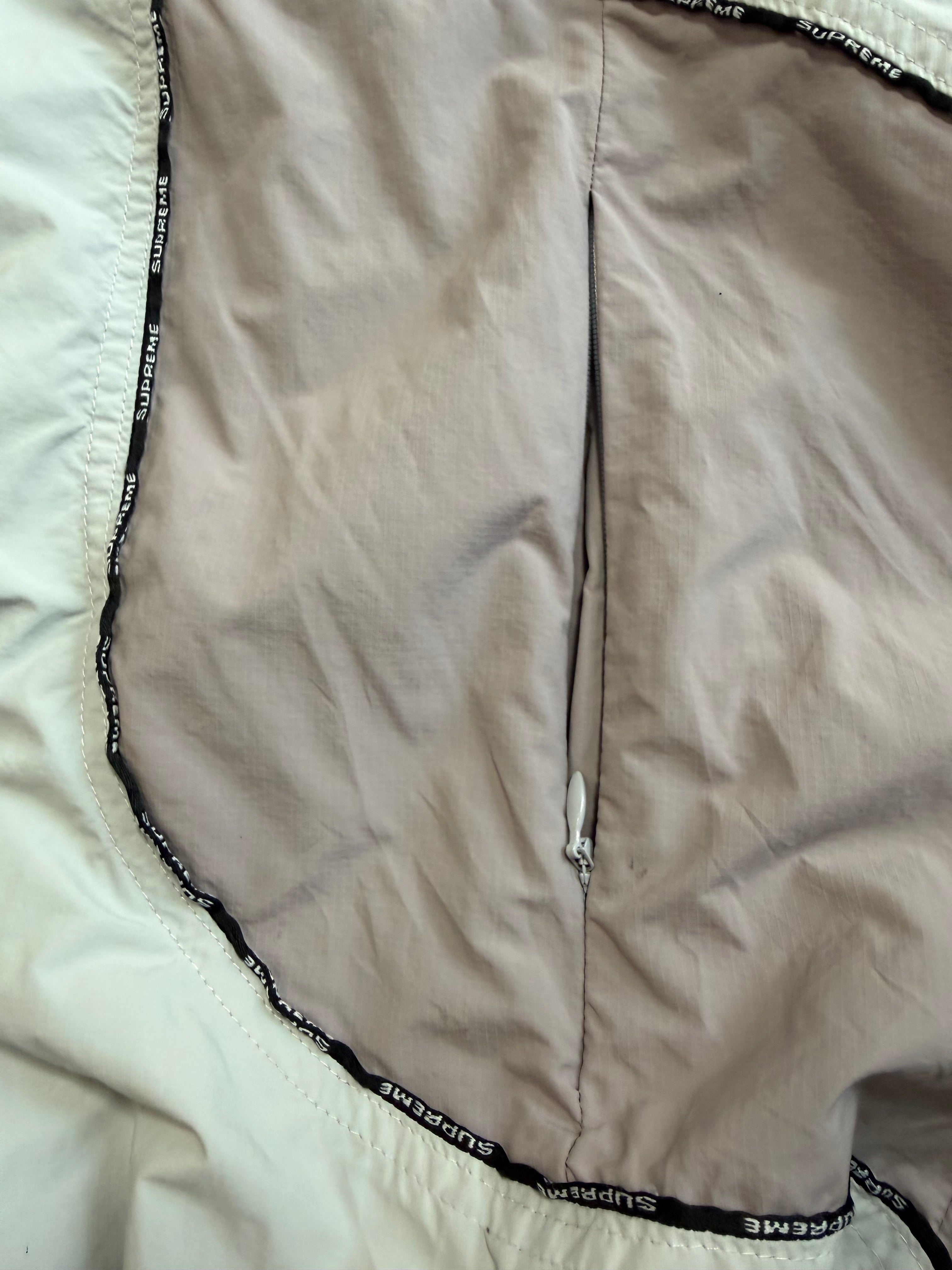 Supreme Logo Piping Hooded Track Jacket