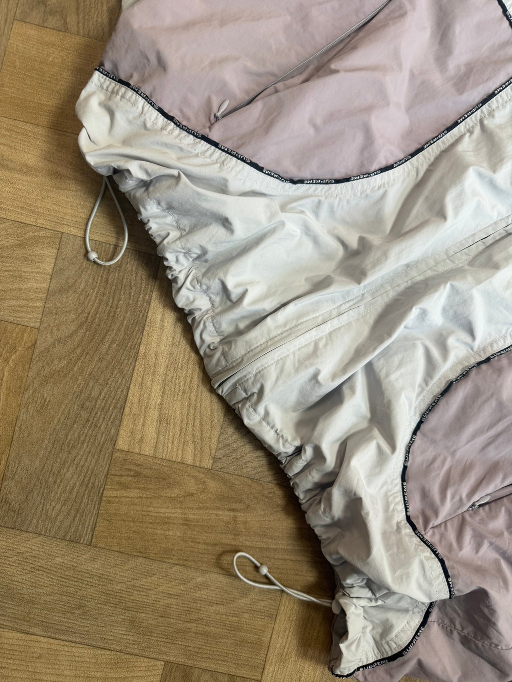 Supreme Logo Piping Hooded Track Jacket