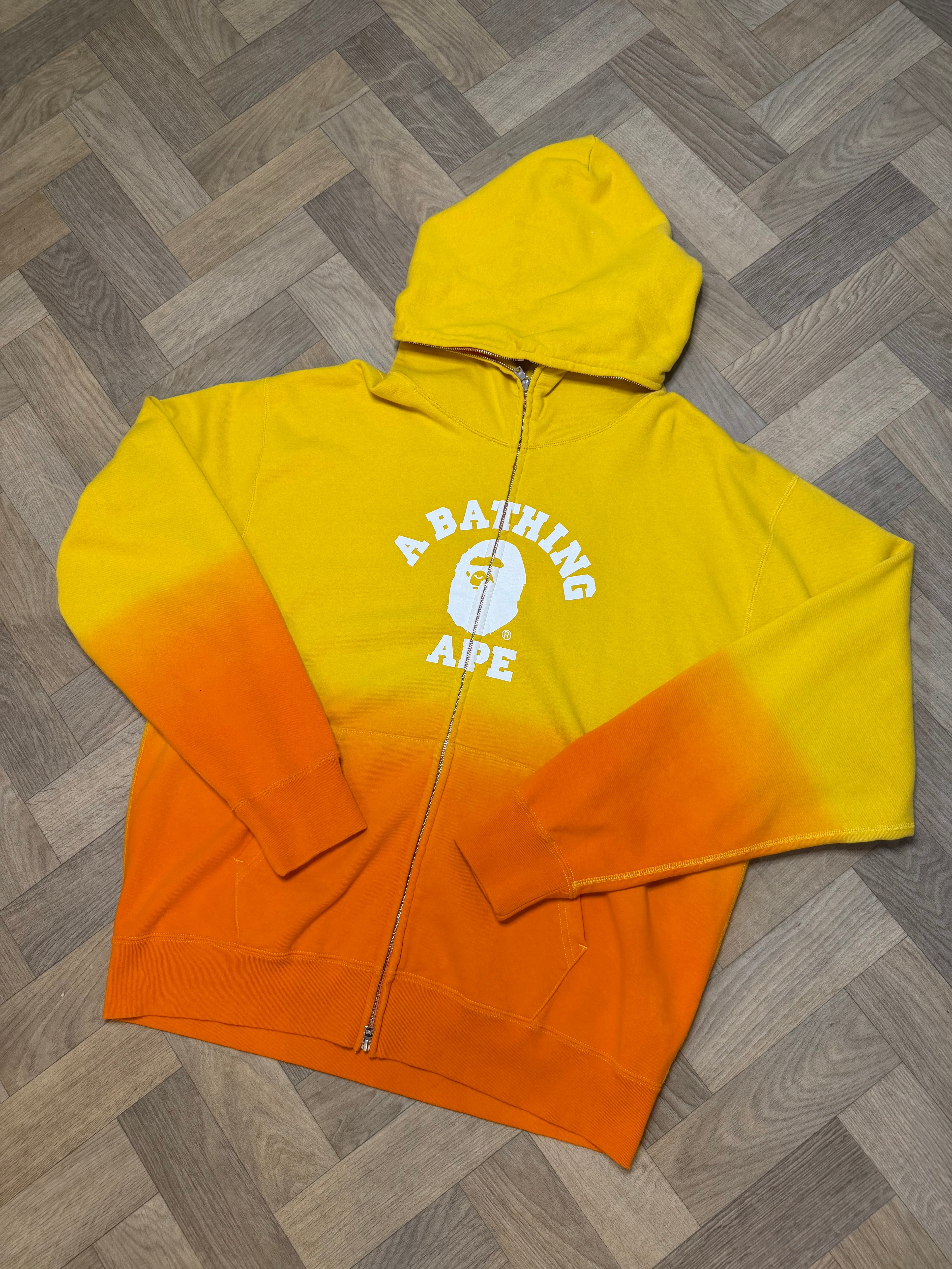 BAPE college gradation hoodie
