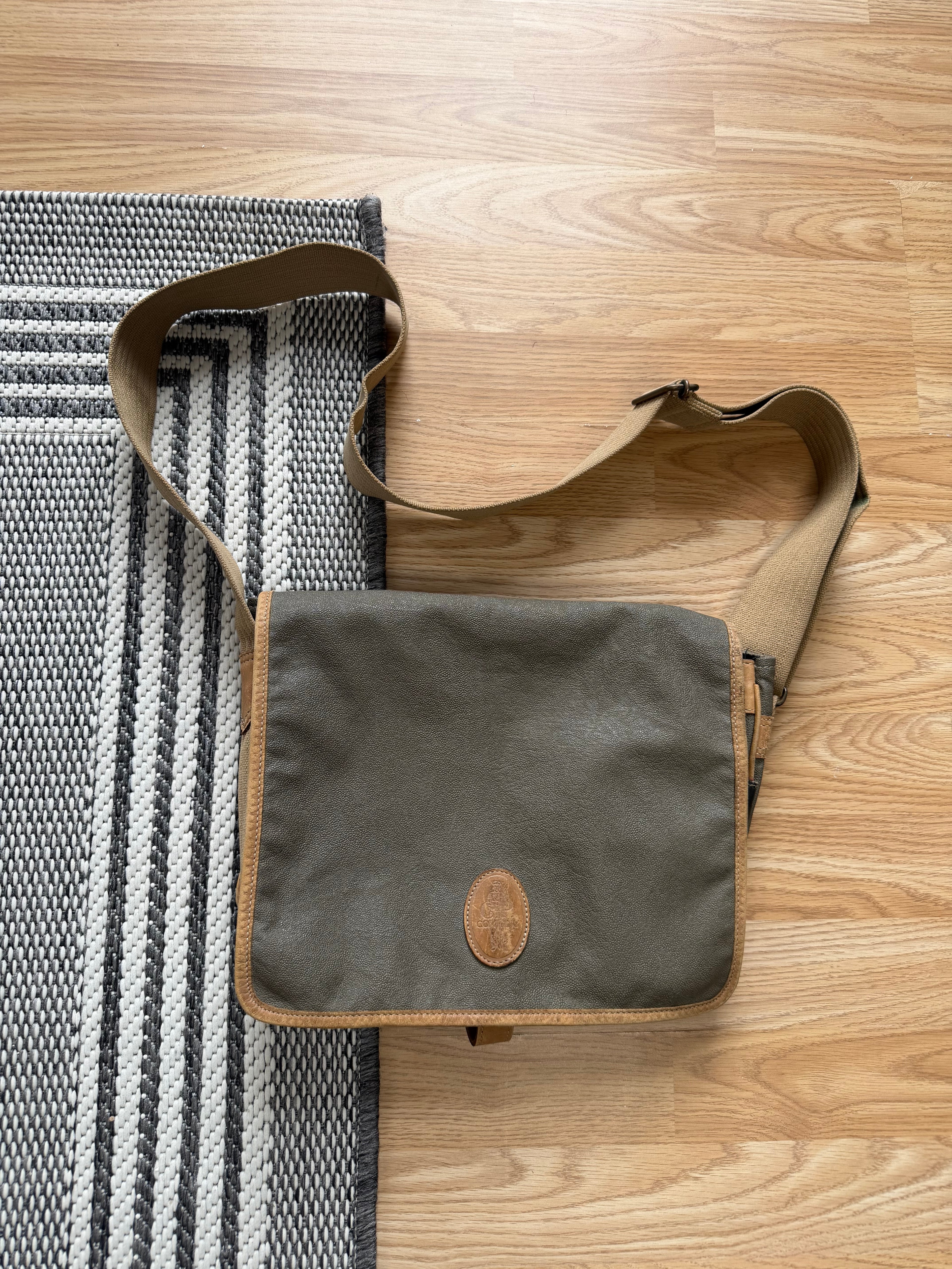 80s C.P Company Ideas By Massimo Osti Leather Side Bag