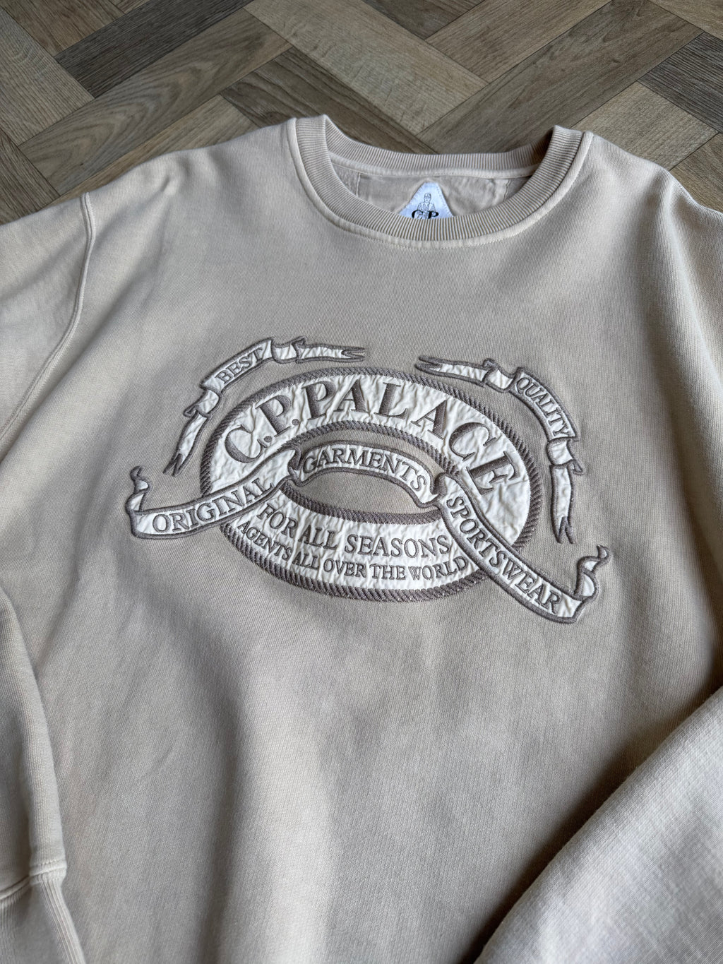 Palace x C.P company overdyed sweatshirt