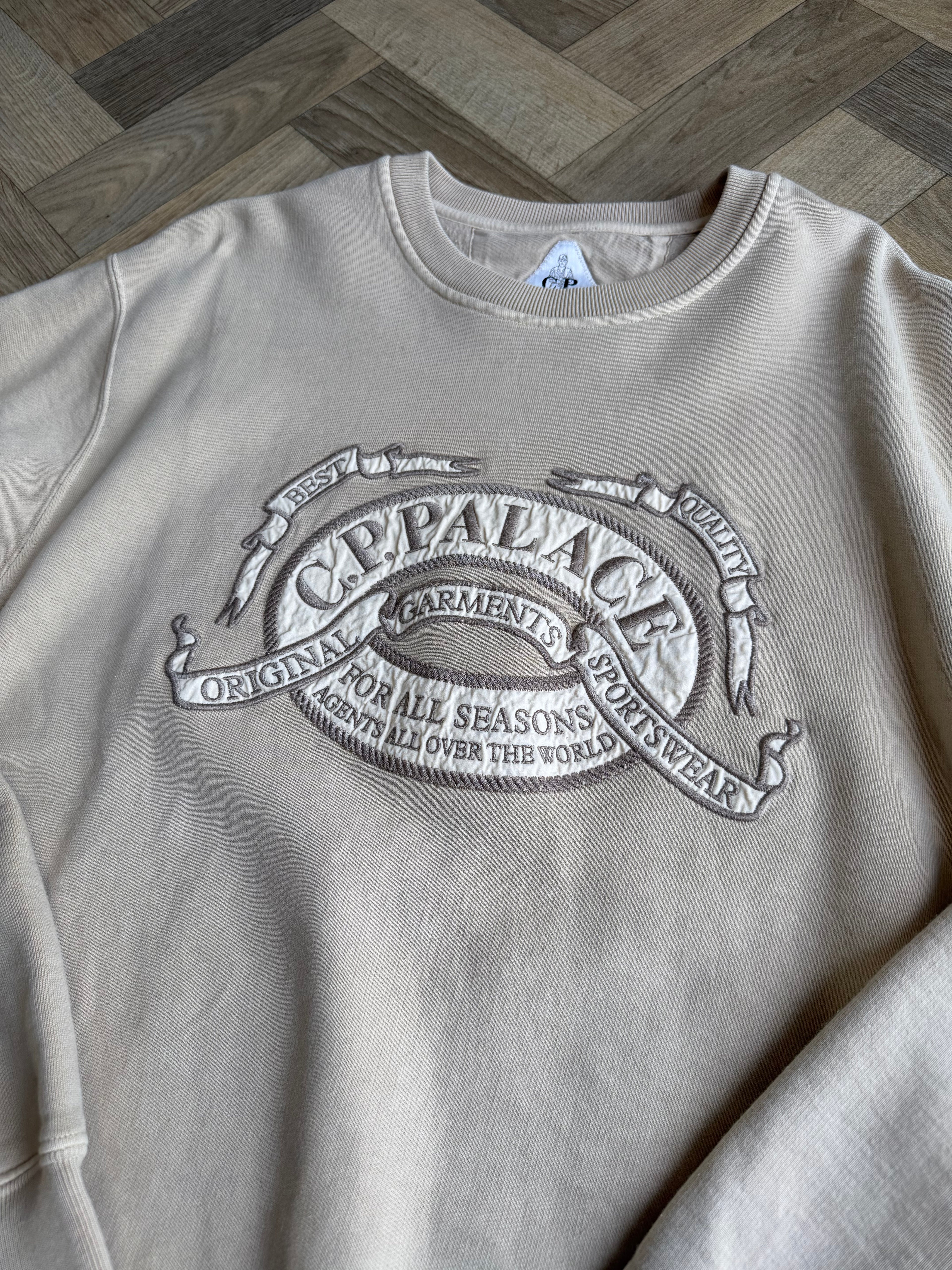 Palace x C.P company overdyed sweatshirt