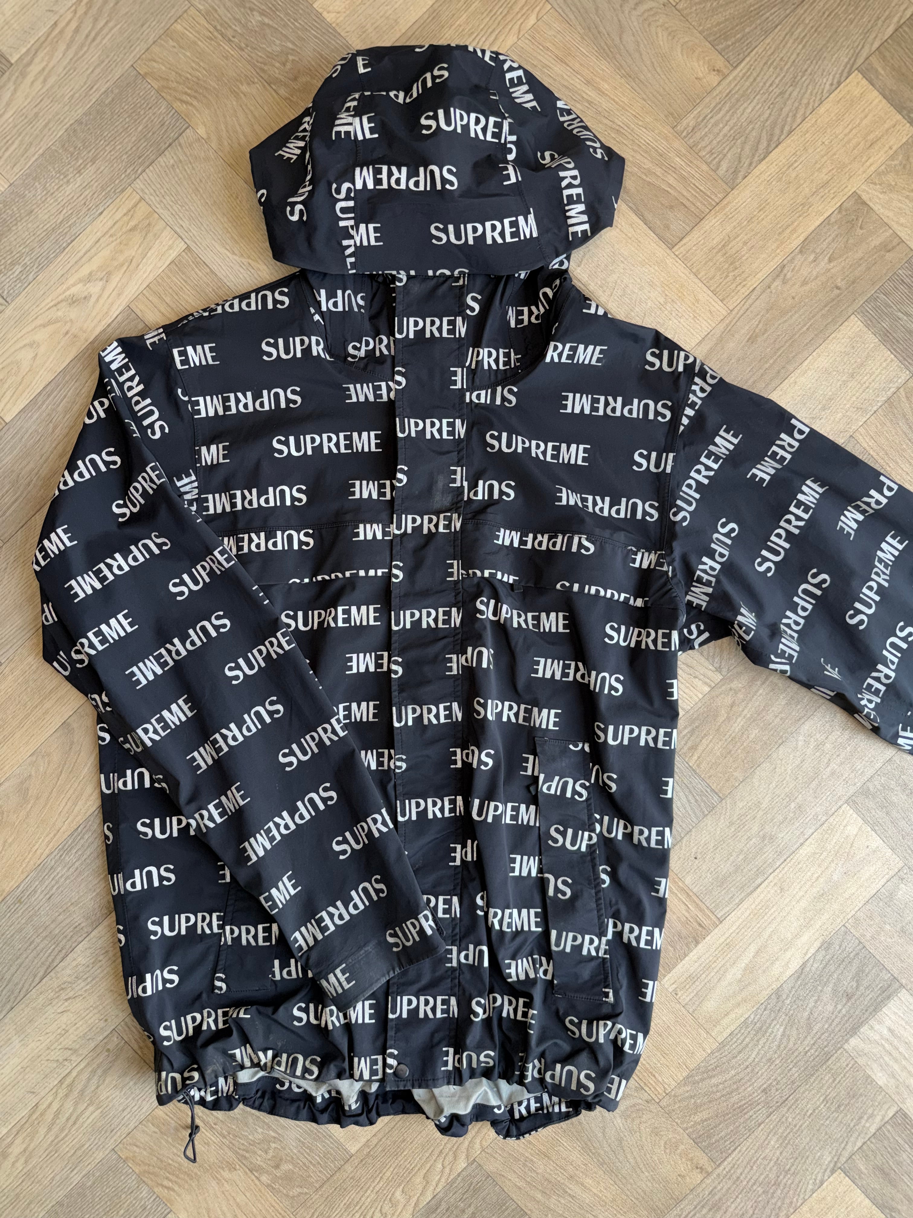 Supreme 3M reflective gore-tex jacket