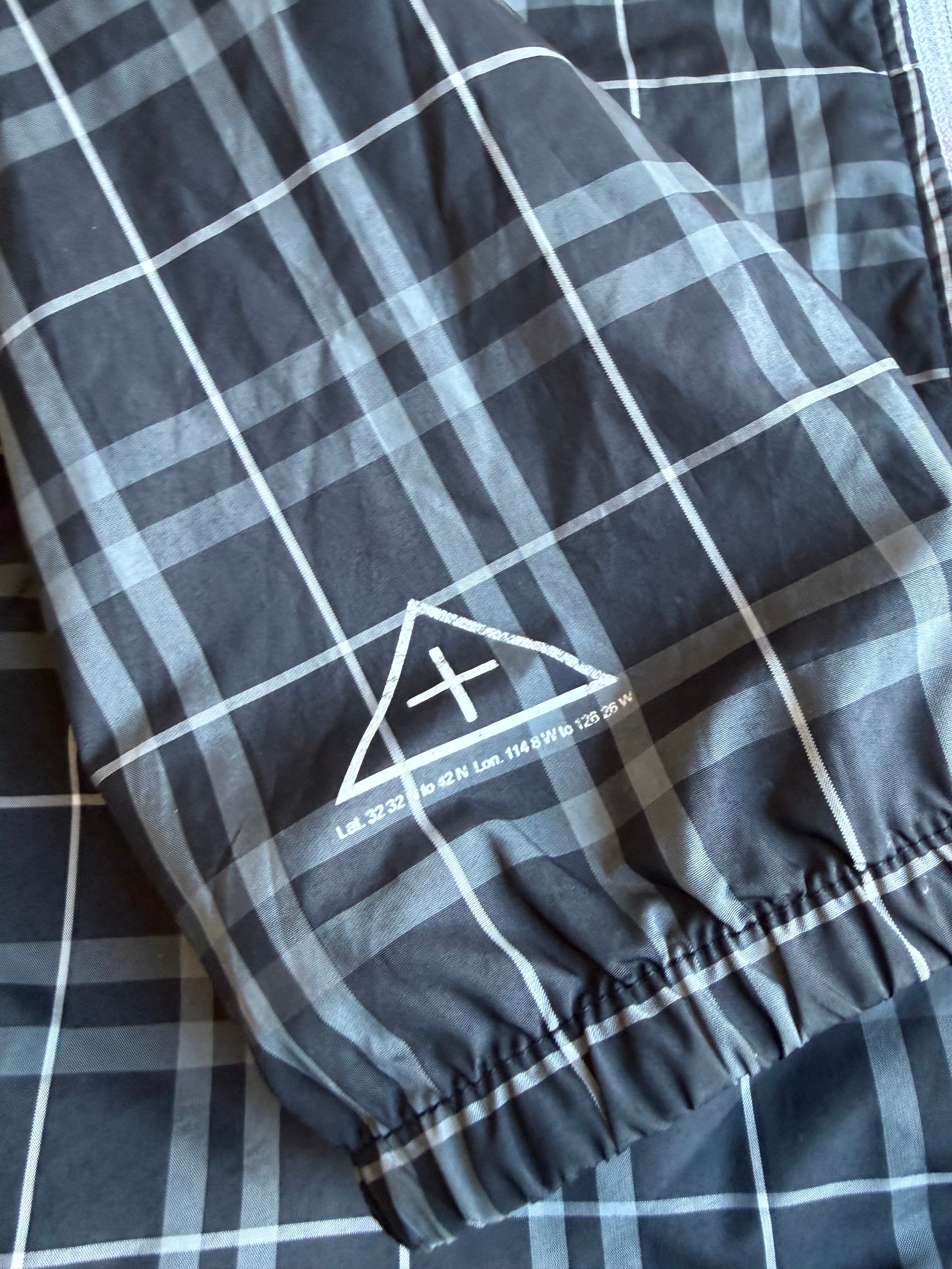 00s stussy plaid technical jacket