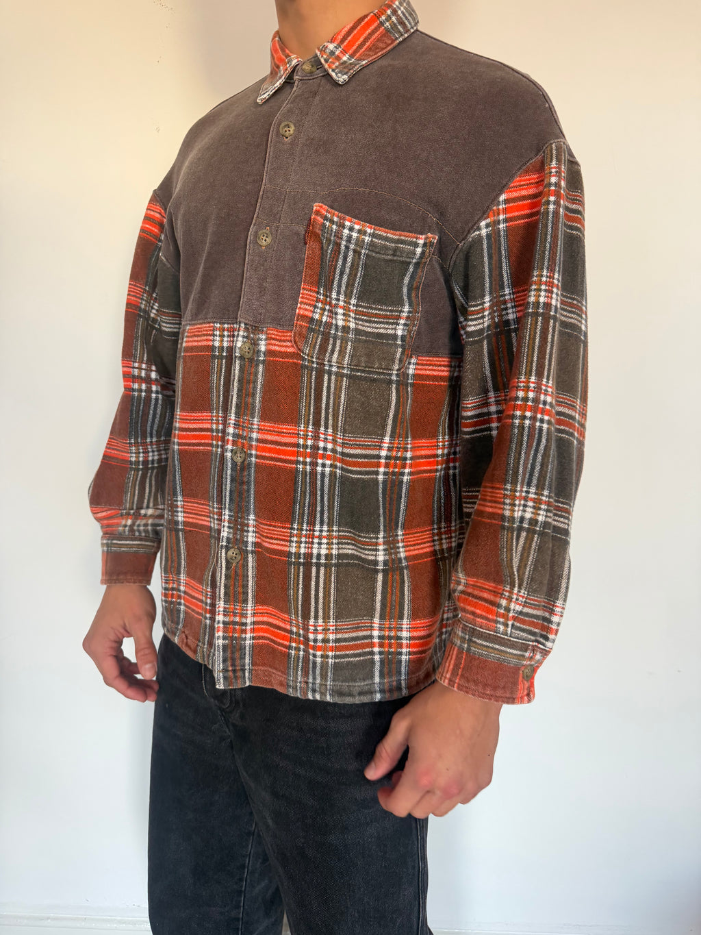 90's C.P company plaid chore jacket