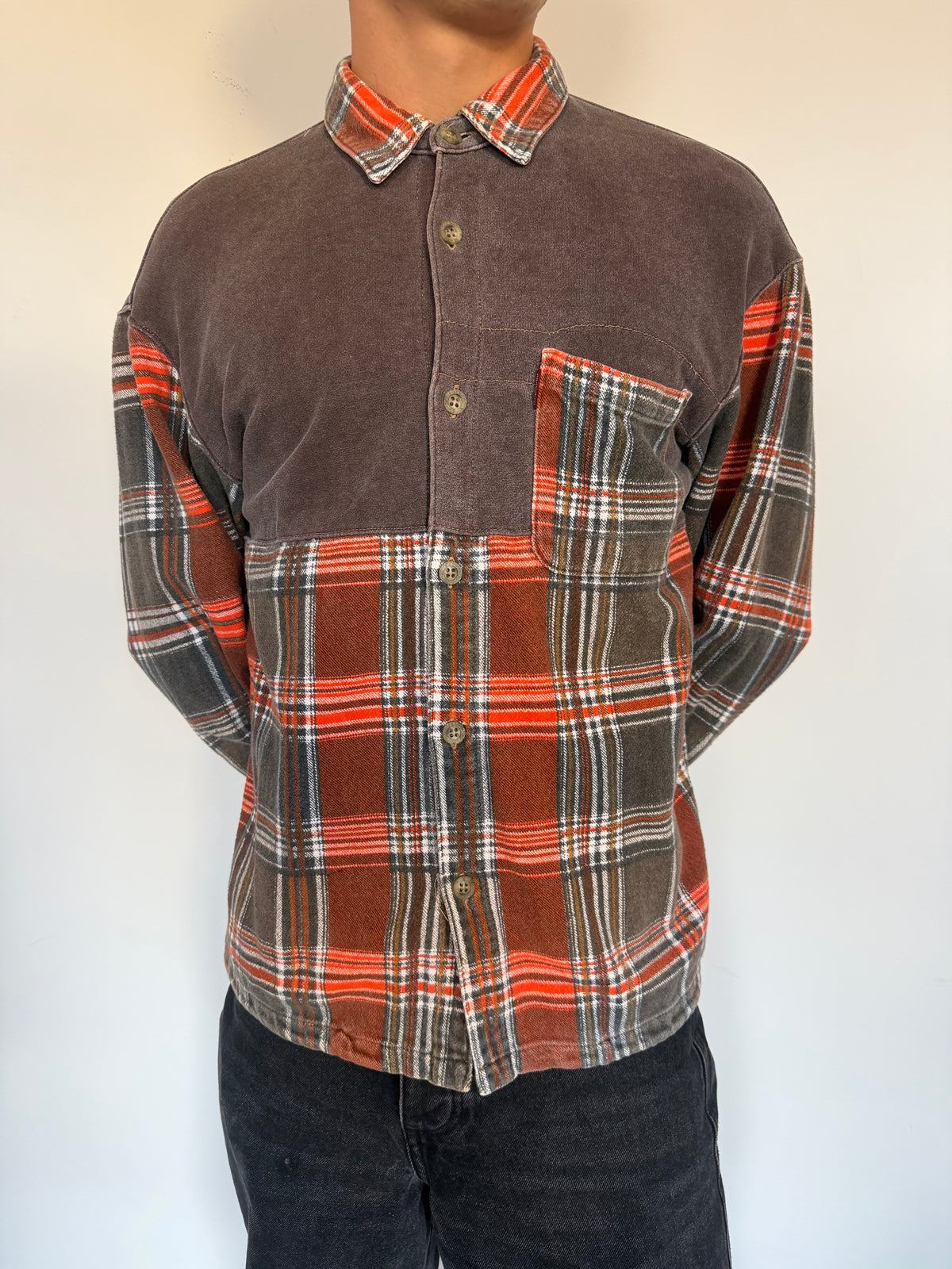 90's C.P company plaid chore jacket