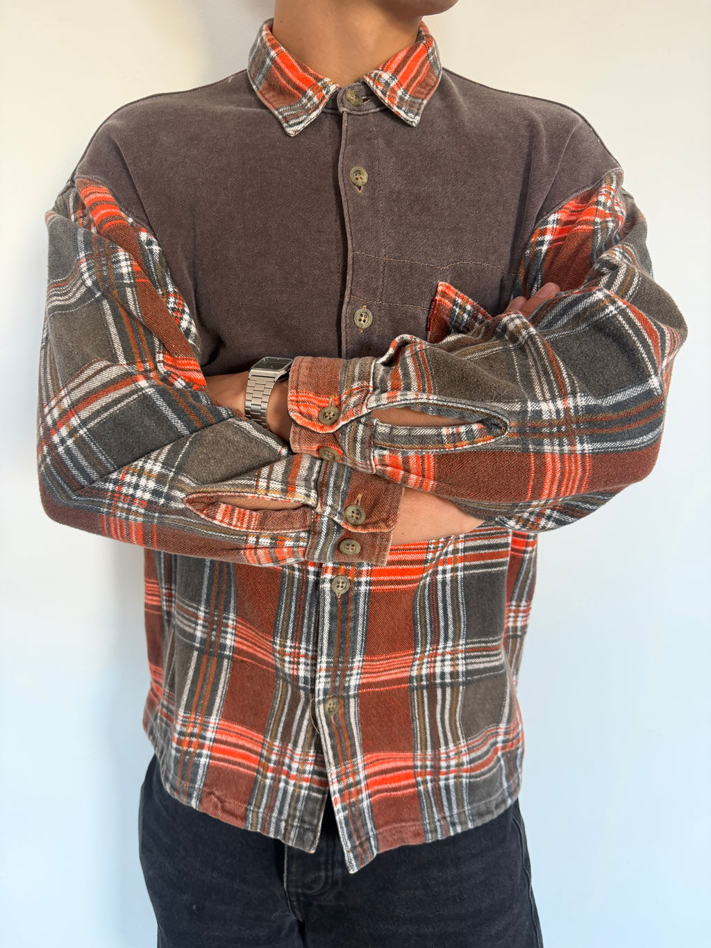 90's C.P company plaid chore jacket