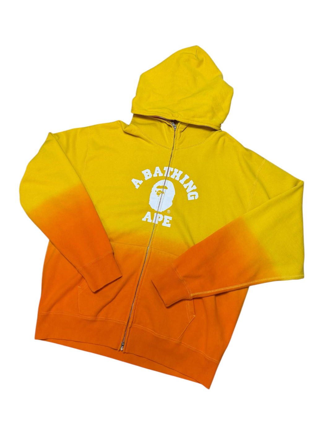 BAPE college gradation hoodie