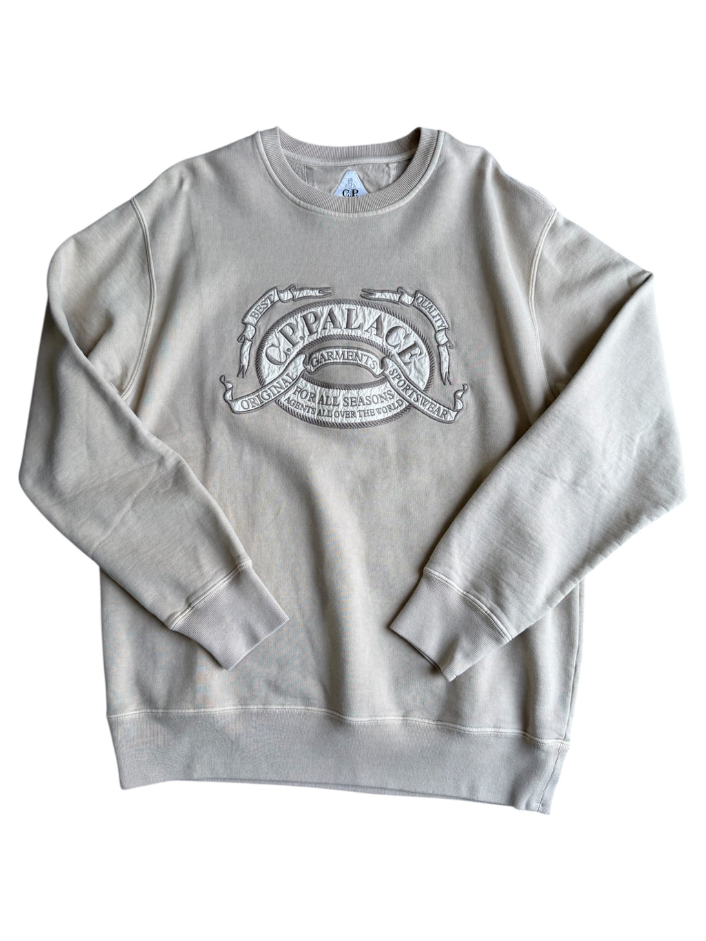 Palace x C.P company overdyed sweatshirt