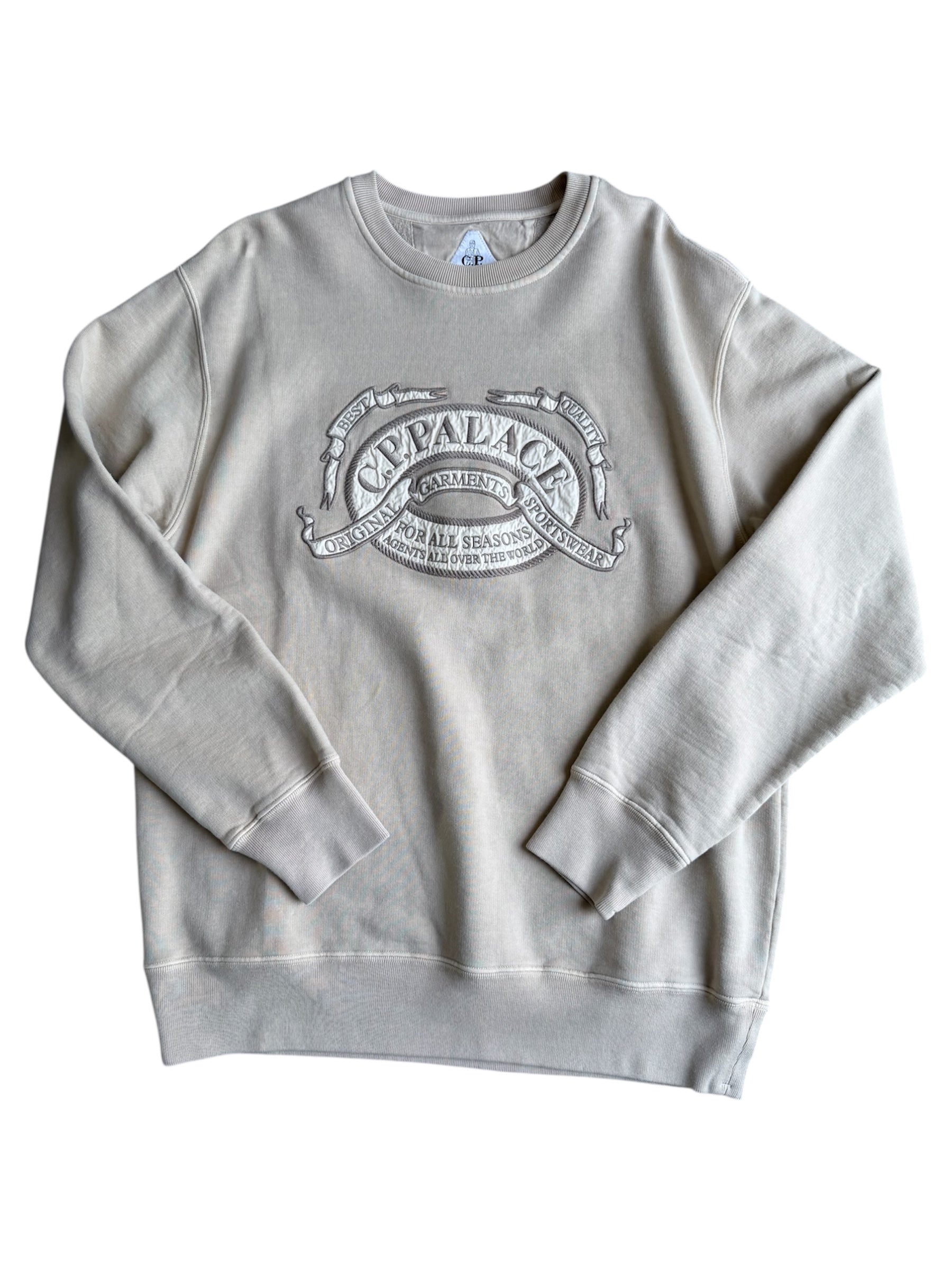 Palace x C.P company overdyed sweatshirt